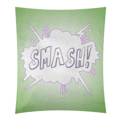 Tapisserie en polyester bd superhero art