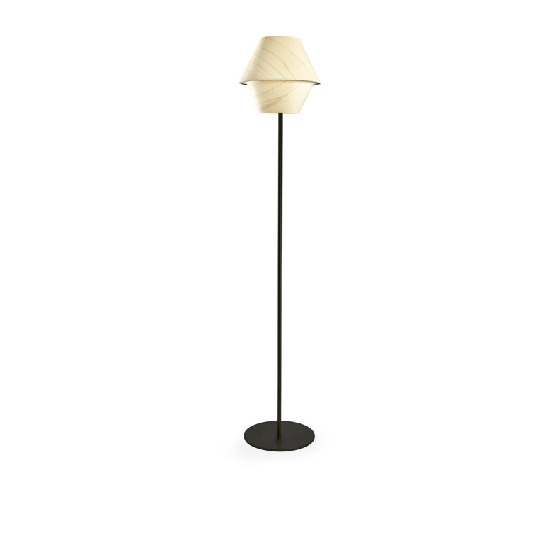 Hotel Floor Lamp, Natural White, Non-Dimmable, Matte Black