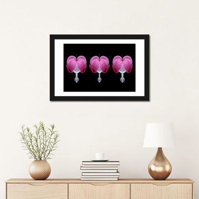 « saignement cardiaque trio », impression sur toile
