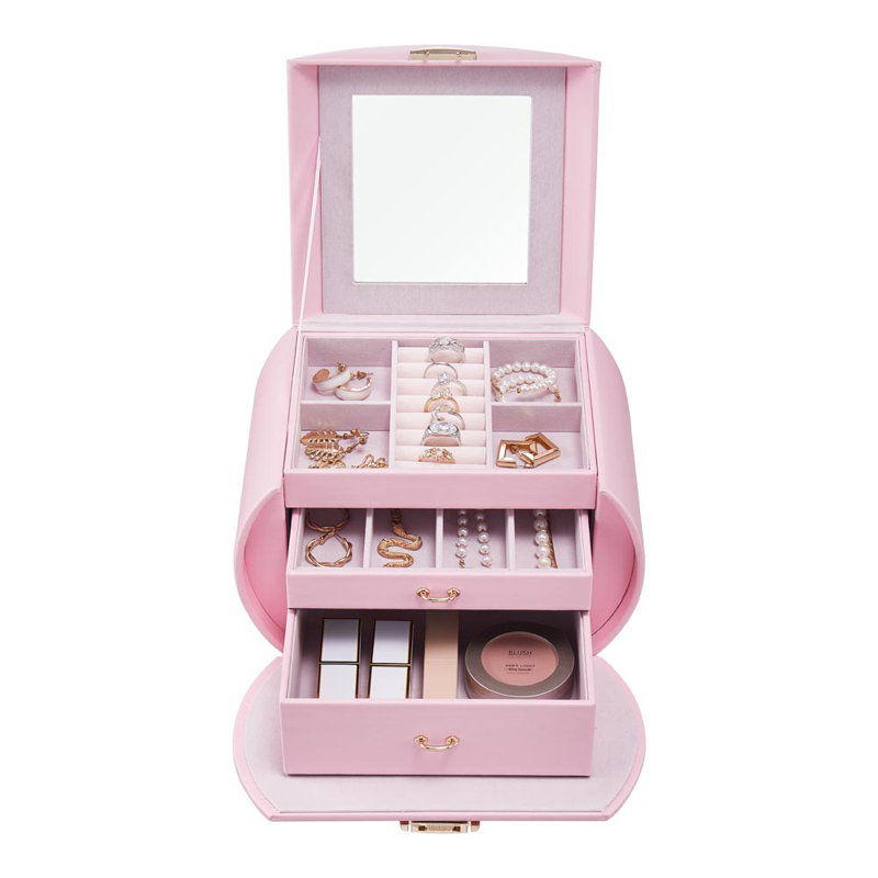 PU Leather Jewellery Box + Drawers