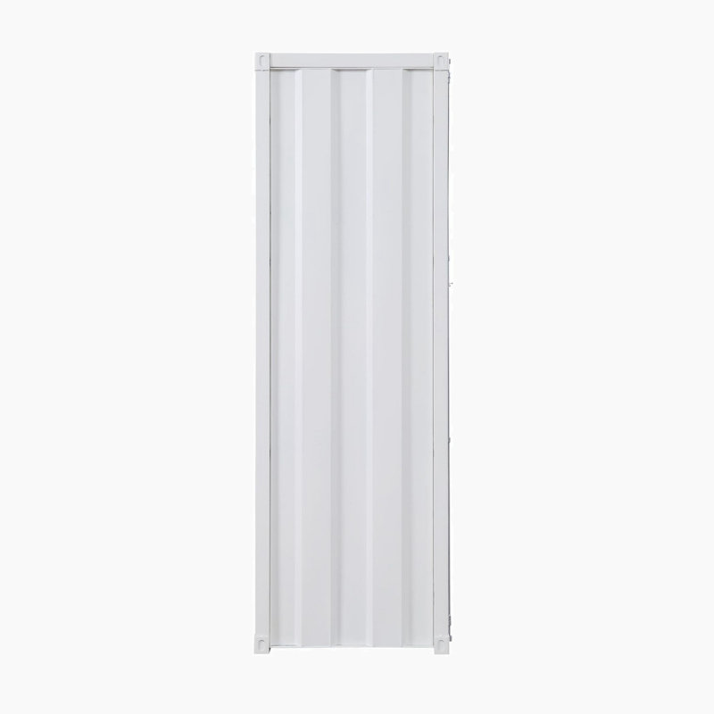 Cargo Rectangular Wardrobe Armoire with Door, White, 90" H x 20" W x 22" D