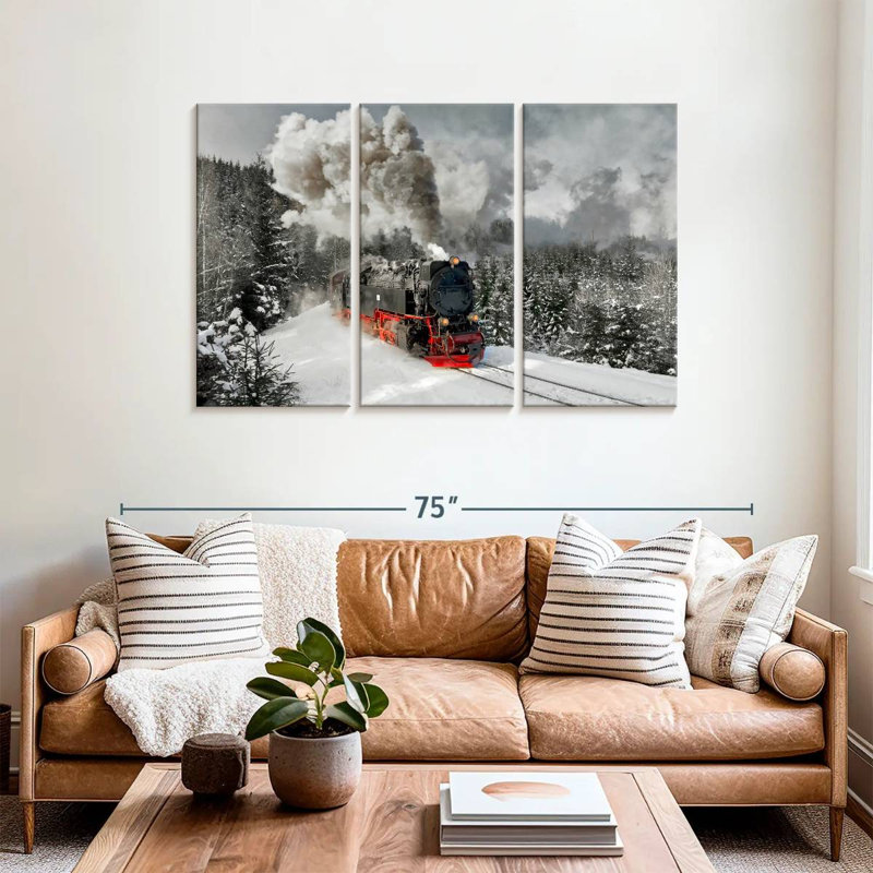 Mehar German Steam Train, 36" H x 57" W