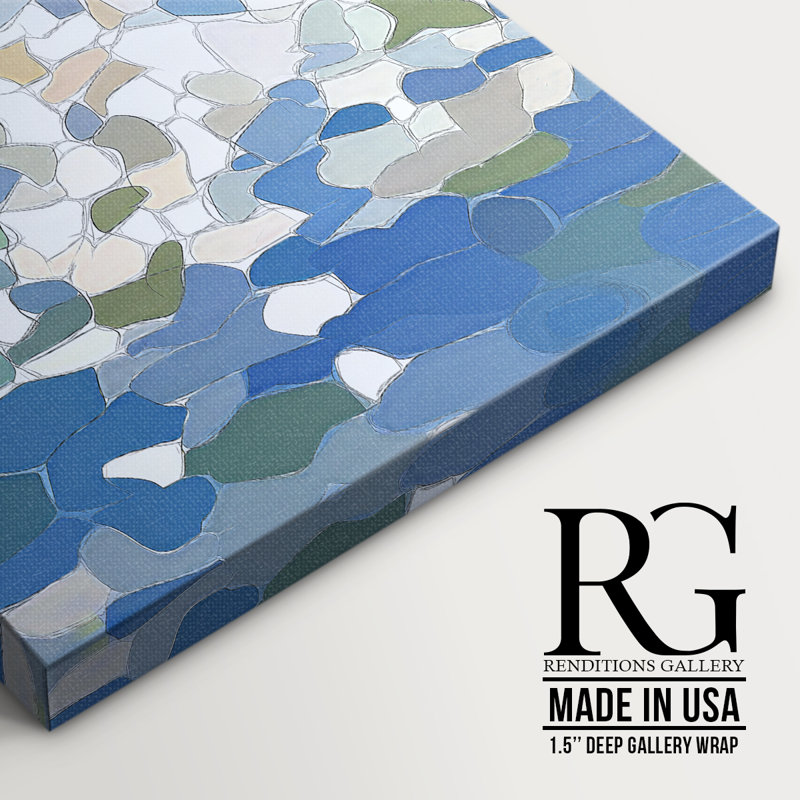 Abstract LV Gallery Wrapped Canvas - Ready To Hang, 27" H x 18" W