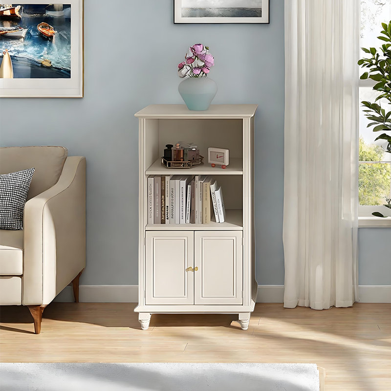 Bibliothèque romantique de style français, (2 tablettes) H 49,21 po x l 31,5 po x P 13,78 po