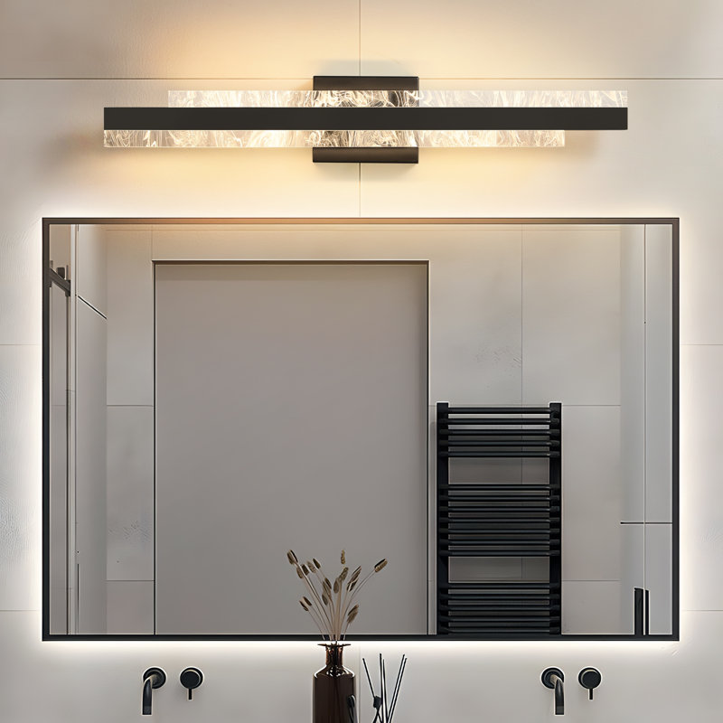 Cassanova 27" Dimmable LED Bath Bar, Matte Black