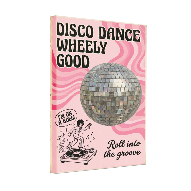 Abstract Disco Dance Wheely Good Pattern Print