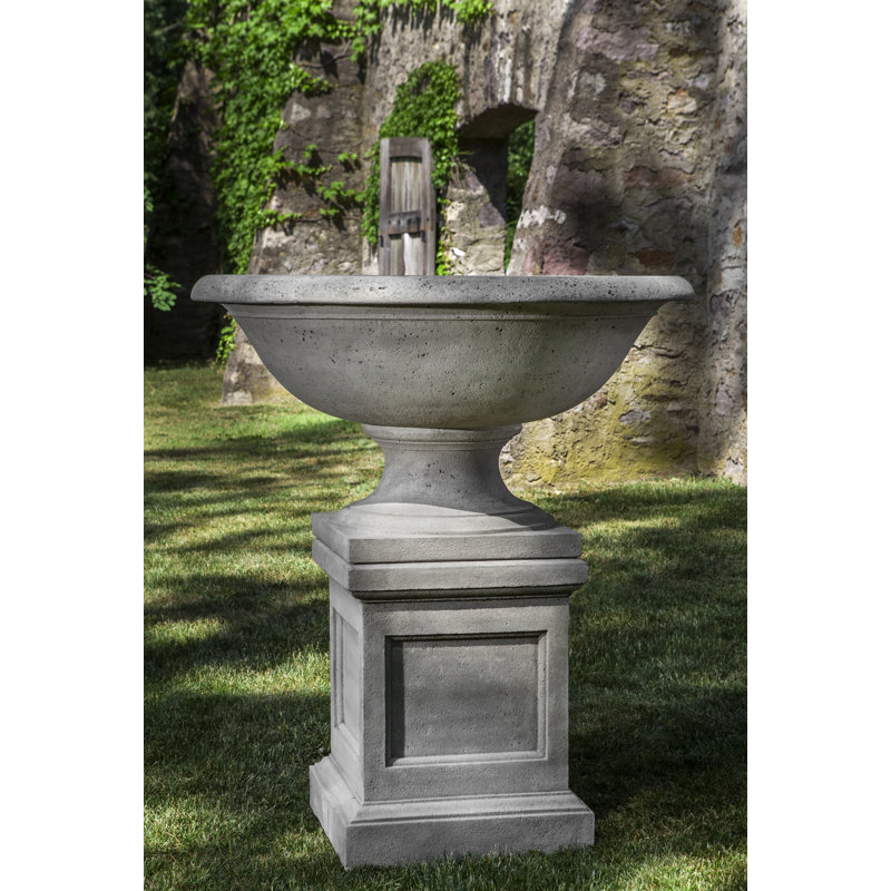 Terina Handmade Urn Planter, Alpine Stone