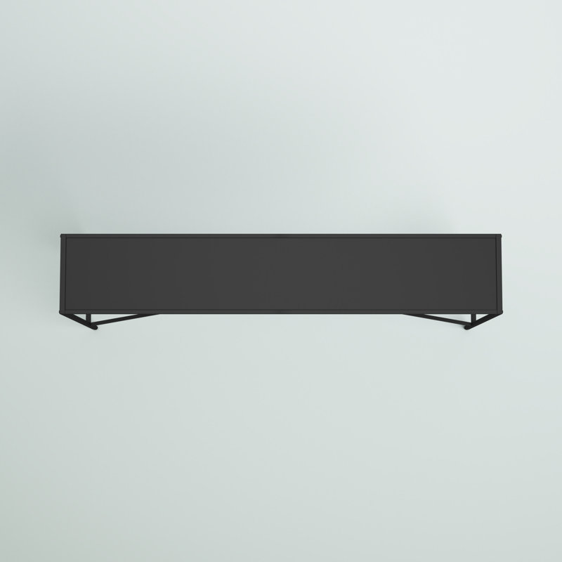 Steel Rectangular Console Table, 30" H x 42" W x 10" D