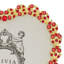 Gold Contessa Heart 3.5" Frame with Ruby Crystals & Red Pearls
