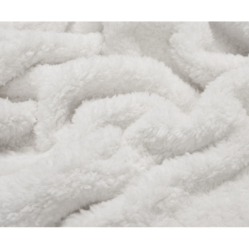 Plain Weave / Muslin Throw Blanket, Grey, 200cm W x 240cm L