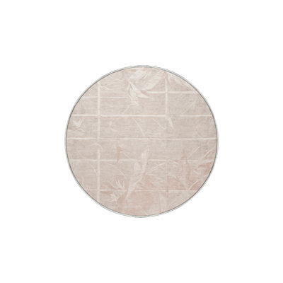Machine Washable Beige Area Rug