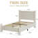 Boucle Upholstered Platform Bed with Soft Rounded Corners