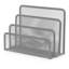 3 Slot Mesh Letters and Documents File Organizer