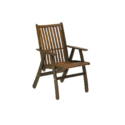 Classic Ipe Solid Wood Patio Dining Armchair Governor