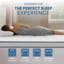 Premium Stripe Generously Filled Mattress Topper-424491685