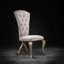 Fauteuil d'appoint en velours-86655587