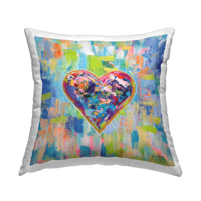Polyester Throw Square Pillow Cover & Insert by Jeanette Vertentes