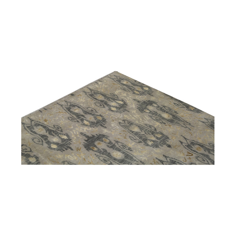 Cotton Ikat Area Rug
