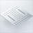 Naples Chrome Bathroom Wall Mount Rainfall Shower Head