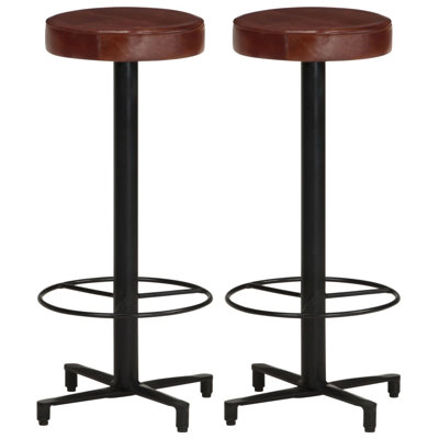 Bar Stool Bar Seat Counter Height Island Stool for Pub Real Leather