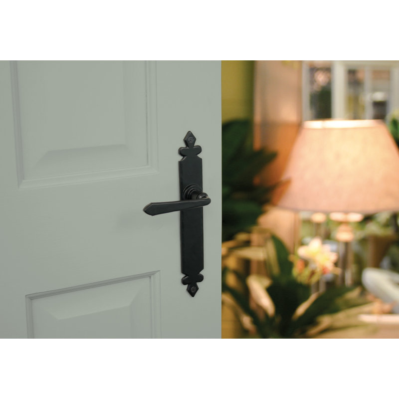 Cromwell Lever Latch Set, Black