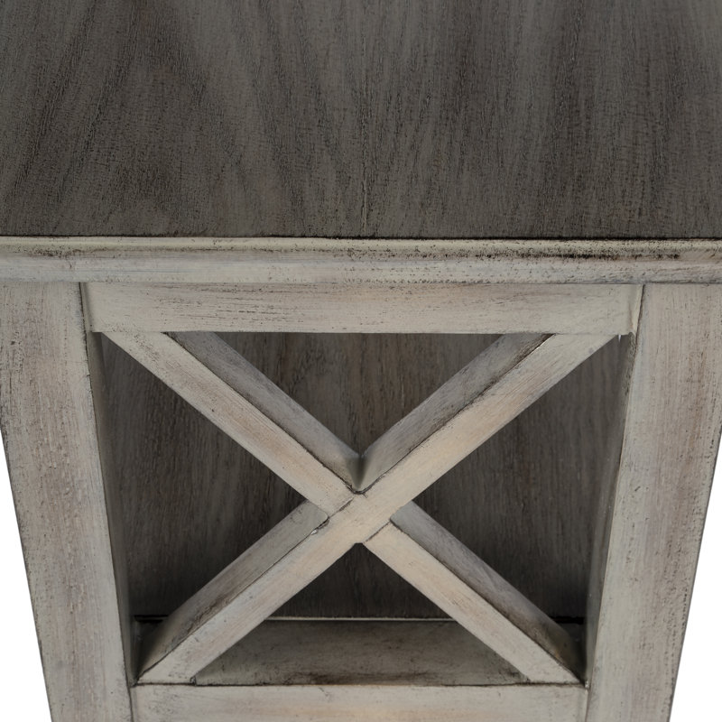 Vance 2 Shelf 22"W Bookcase, Dusty Trail with Maple