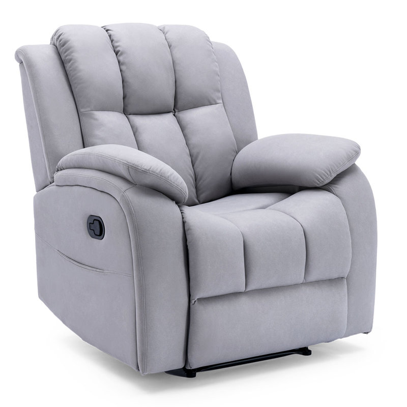 Krikoris Ergonomic Recliner, Grey, Manual