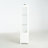 Upholstered Glass Door Cabinet with Ceiling Light,Wine Cabinet with Adjustable Shelves