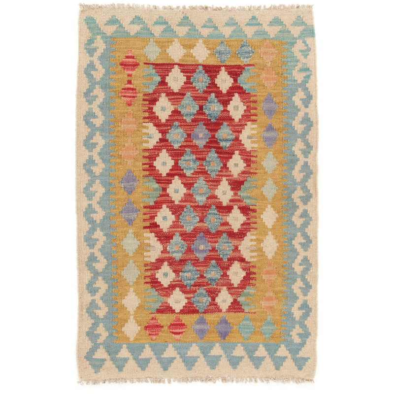 Southwestern Wool Hand Woven 60cm X 90cm Area Rug