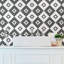 Twenties 8" x 8" Ceramic Patterned Wall & Floor Tile