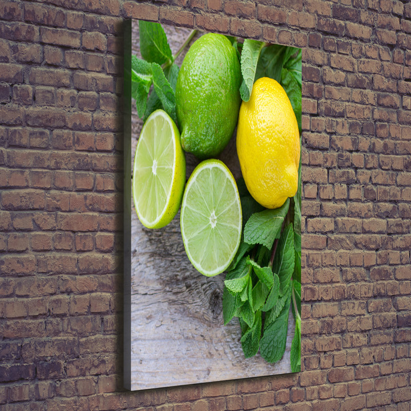 Limes And Lemon - Wrapped Canvas Print