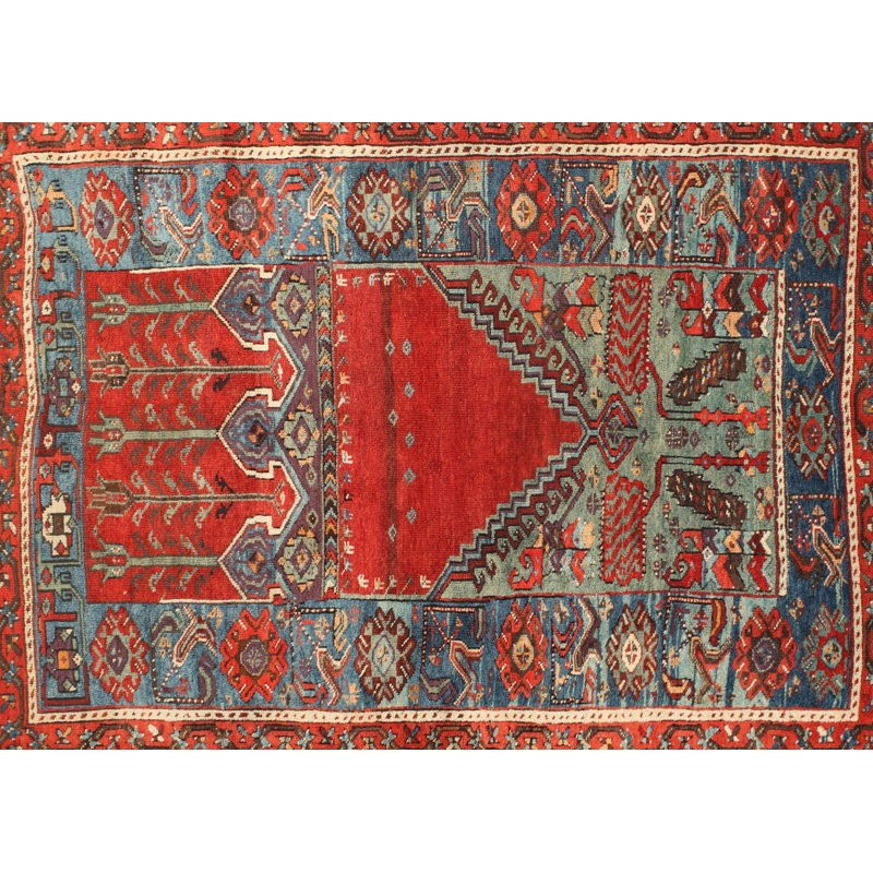 Tapis traditionnel 100% lavable à la machine 26 po, Rectangle 7 pi x 10 pi