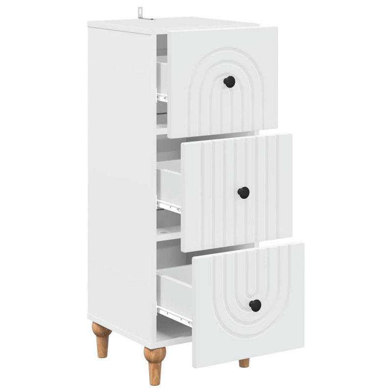 Engineered Wood Rectangle Accent Chest, 90cm H x 33cm W x 34.5cm D