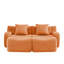 Canapé doux en tissu désossé, conception antidérapante, chaise longue d'assemblage, accoudoirs courbés, soutien ergonomique, éponges à haute densité 32D, chambres à coucher-133673068