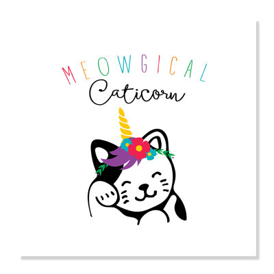 Impression sur papier Rolled Meowgical
