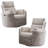 Callendale Set Of 2 Electric Power Swivel Rocker Recliner With USB Port & Type-C-1234583160