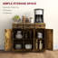 Buffet, armoire de rangement de cuisine, armoire à café avec tiroirs et tablette réglable-105770705