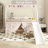 Jack Metal Junior House Twin Loft Bed With Slide And Curtain Set-635889235