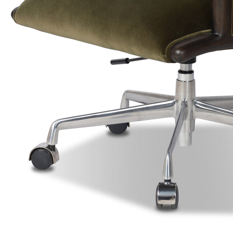Samford Velvet Task Chair, Surrey Olive