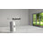 Badeloft Rectangular Stone Resin Freestanding Pedestal Bathroom Sink SB-02-A-M in Matte White-35943443