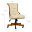 Chaise pivotante à hauteur réglable avec roulettes