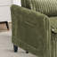 Chaise d'appoint convertible rembourrée en velours côtelé-1488344168