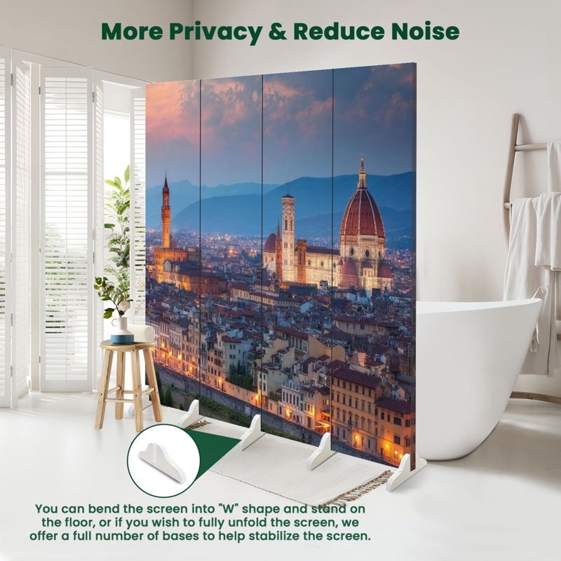 Cloison pliante 4 panneaux Royal Florence