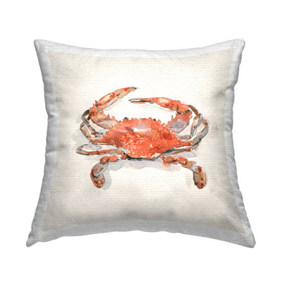 Polyester Throw Square Indoor/Outdoor Pillow Cover & Insert