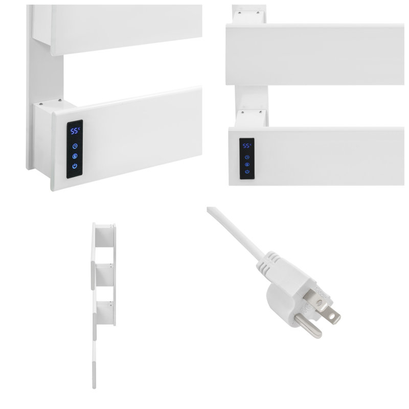 Chauffe-serviettes électrique mural Modern Minimalisme, Blanc