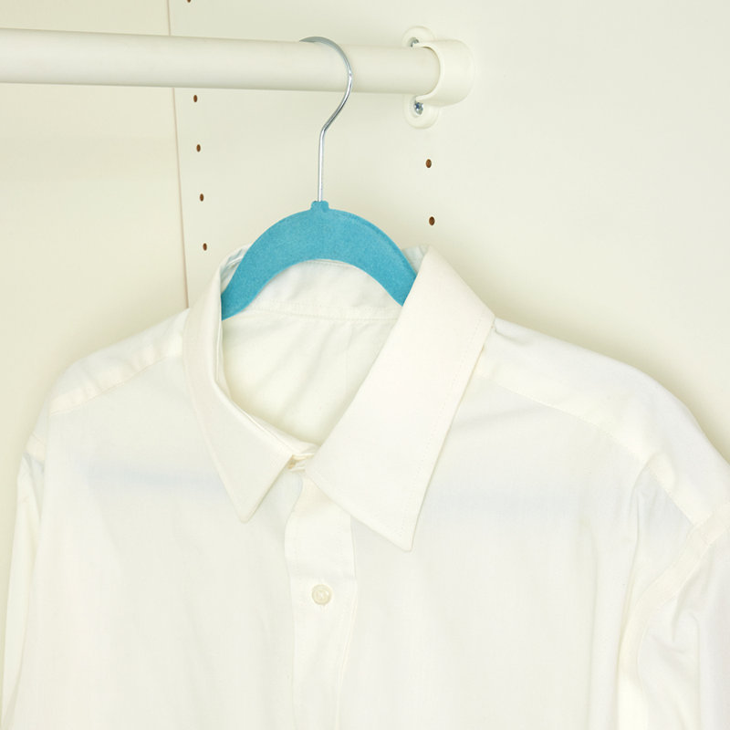 Cintre standard en plastique anti-dérapant Moris pour robe / chandail / chandail, 10, Turquoise