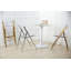 Chaise d'appoint pliante en acrylique Tabris Modern-1496363224