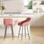 Orduna Upholstered Counter Stool with Metal Frame-875842264