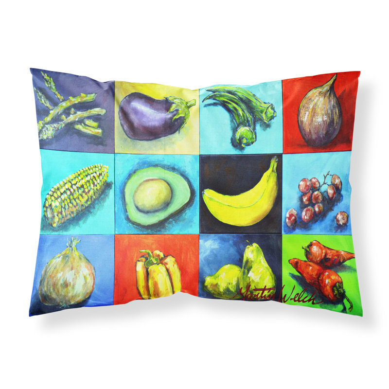 Taie d’oreiller mélangé fruits et légumes