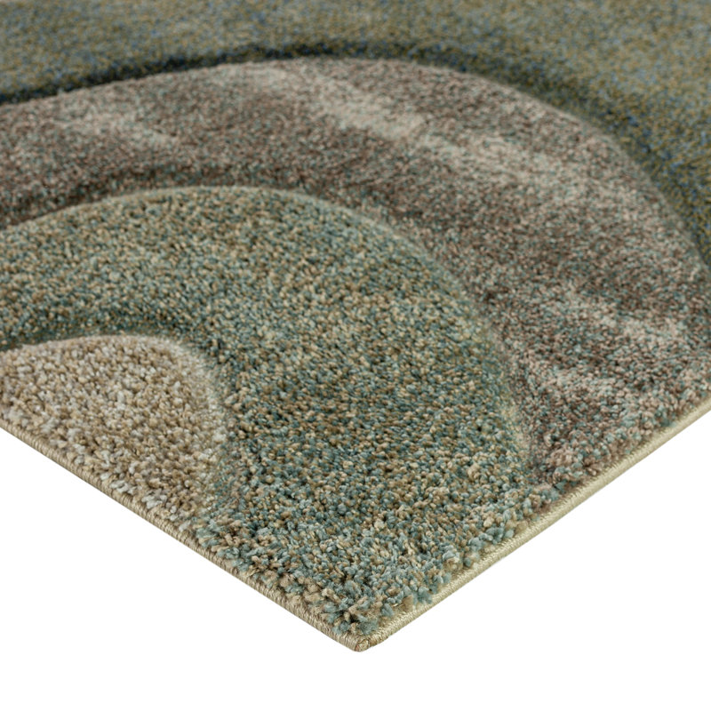 Caiomhe APA33 Green Rug, Rectangle 8' x 10'